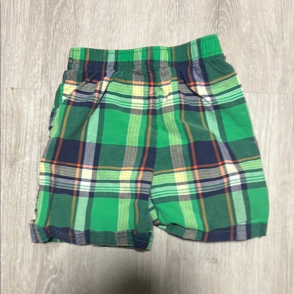 4 for $20 Plaid Green Kids Shorts - Picture 1 of 1